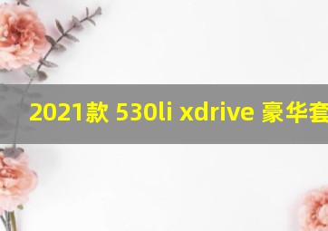 2021款 530li xdrive 豪华套装